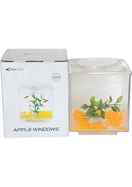 Aquasyncroapple Windows Masa Akvaryumu, 15X15X18 fiyatları