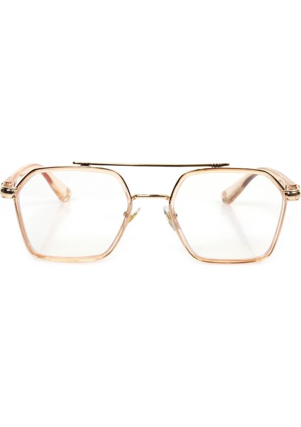 s Nude Rengi Çerçeve Mavi Işık Korumalı Kadın Gözlük