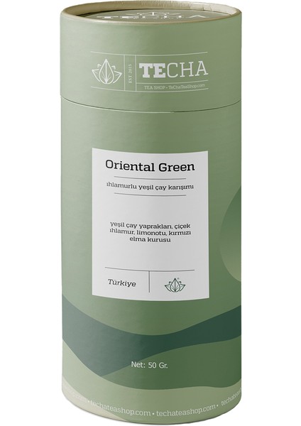 Oriental Green 50 Gr Ihlamurlu Yeşil Çay
