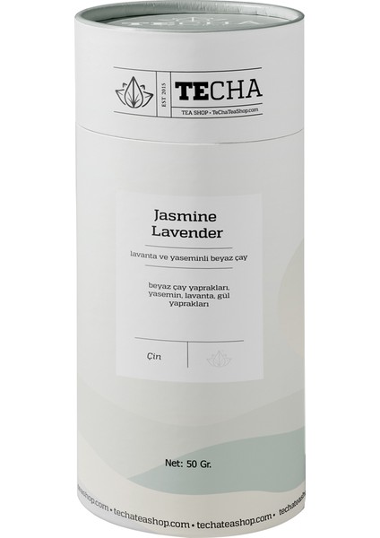 Jasmine&Lavender 50 Gr Yaseminlavantalı Beyaz Çay