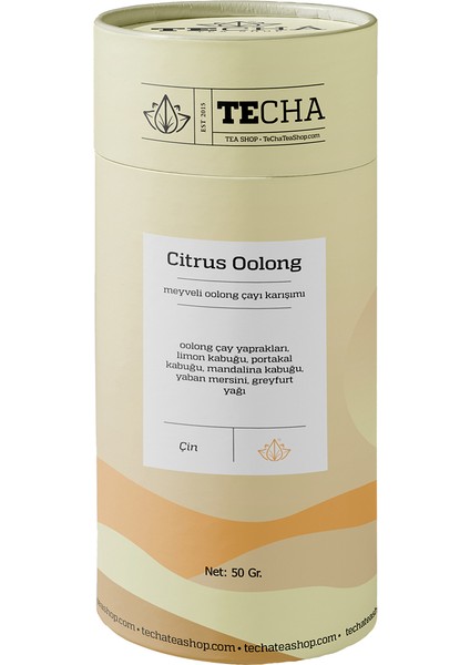 Citrus Oolong 50 Gr Turunçgil Meyveli Oolong Çayı