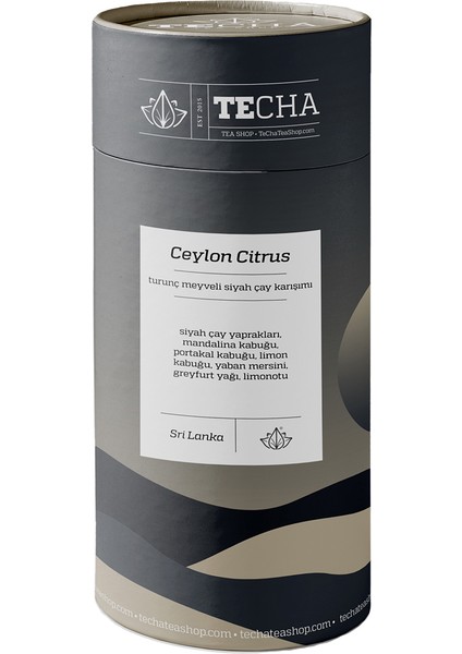 Ceylon Citrus 50 Gr Turunçgil Meyveli Siyah Çay