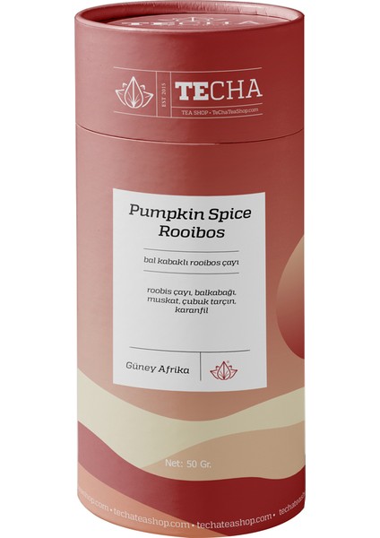 Pumpkin Spice Rooibos 50 Gr Bal Kabağı Ve Baharatlı Rooibos Çayı