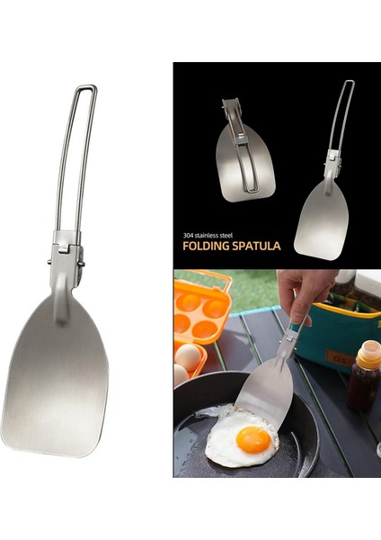 Dayanıklı Katlanır Spatula Açık Kamp Pişirme Aksesuarları Paslanmaz Çelik (Yurt Dışından) modelleri