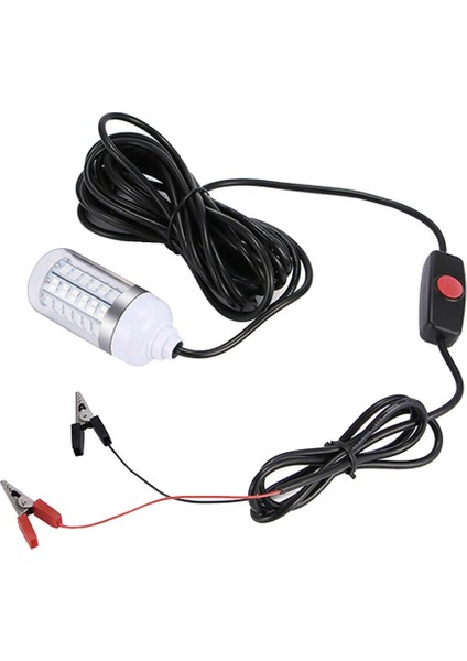 12V LED Sualtı Dalgıç Su Geçirmez Gece Balıkçılık Hafif Balık Beyaz (Yurt Dışından)