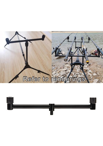 Alüminyum Alaşım Balıkçı Balık Tutma Çubukları Çapraz Çubuk Braket Sazan Ekipmanı 2 Çubuk 31CM (Yurt Dışından) fiyatları