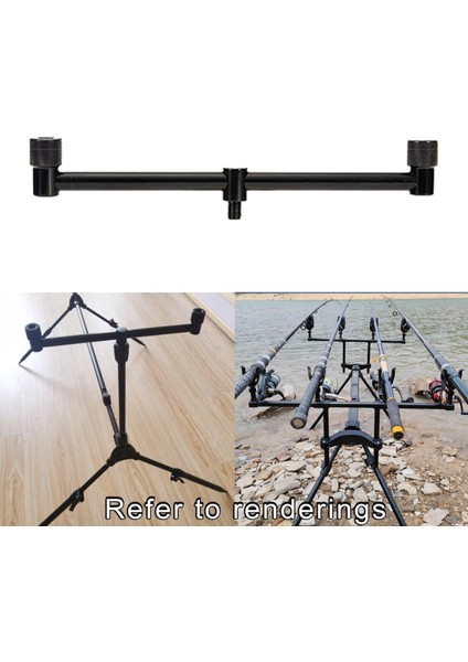Alüminyum Alaşım Balıkçı Balık Tutma Çubukları Çapraz Çubuk Braket Sazan Ekipmanı 2 Çubuk 31CM (Yurt Dışından) modelleri
