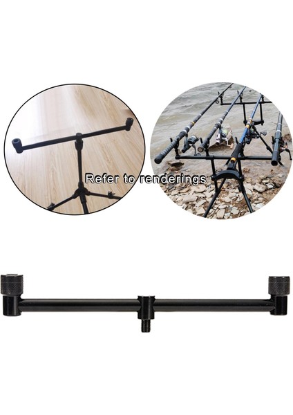 Alüminyum Alaşım Balıkçı Balık Tutma Çubukları Çapraz Çubuk Braket Sazan Ekipmanı 2 Çubuk 31CM (Yurt Dışından) fırsatları