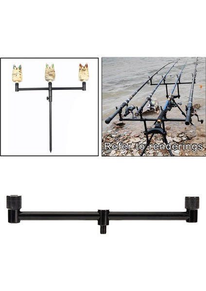 Alüminyum Alaşım Balıkçı Balık Tutma Çubukları Çapraz Çubuk Braket Sazan Ekipmanı 2 Çubuk 31CM (Yurt Dışından) indirimleri