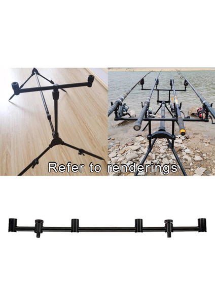 Alüminyum Alaşım Balıkçı Balıkçı Çubuklar Ürün Braket Sazan Ekipmanları 4 Rod 45CM (Yurt Dışından) fiyatları