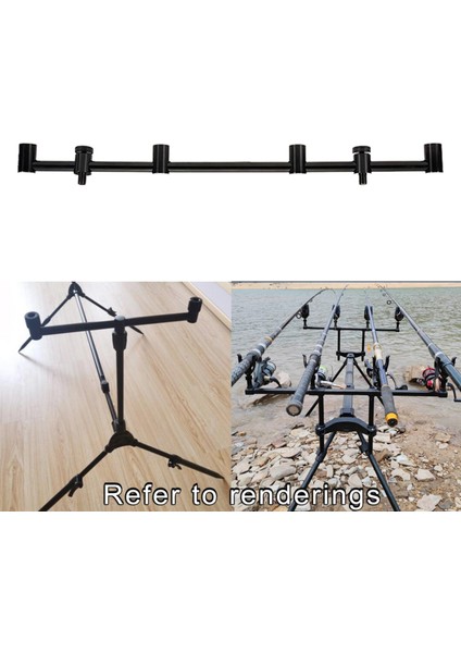 Alüminyum Alaşım Balıkçı Balıkçı Çubuklar Ürün Braket Sazan Ekipmanları 4 Rod 45CM (Yurt Dışından) modelleri