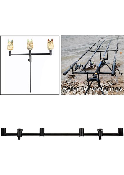 Alüminyum Alaşım Balıkçı Balıkçı Çubuklar Ürün Braket Sazan Ekipmanları 4 Rod 45CM (Yurt Dışından) indirimleri