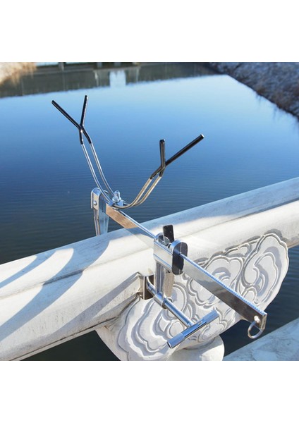 Metal Fishing Çubuk Tutucu Pole Braketi Köprü Iskelesi 22X5CM Için Kaymaz Mücadele Aracı (Yurt Dışından) fiyatları
