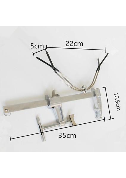 Metal Fishing Çubuk Tutucu Pole Braketi Köprü Iskelesi 22X5CM Için Kaymaz Mücadele Aracı (Yurt Dışından) modelleri