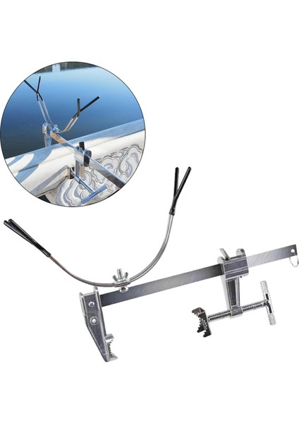 Metal Fishing Çubuk Tutucu Pole Braketi Köprü Iskelesi 22X5CM Için Kaymaz Mücadele Aracı (Yurt Dışından) fırsatları
