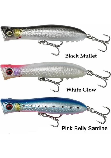 Gravity Popper 9cm 13.5gr Black Mullet