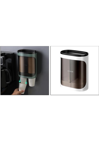 Tek Kullanımlık Su Dispenser Kupa Tutucu Kupa Rafı Ev Için Çift