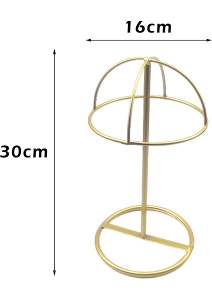 Modern Kararlı Metal Masa Üstü Şapka Ekranı Stant Depolama Sahipleri