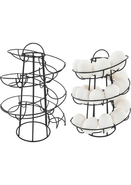 Spiral Raf Organizer Keeper 24 Yumurta Serbest Duran