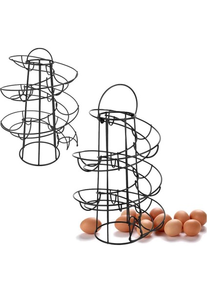 Spiral Raf Organizer Keeper 24 Yumurta Serbest Duran