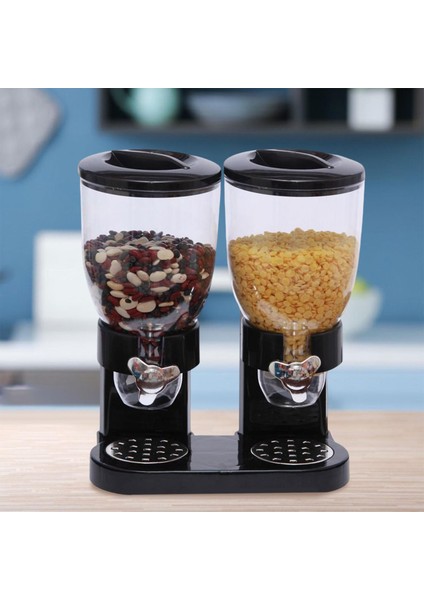 Tahıl Dağıtıcı Gıda Dağıtıcı Gıda Fıçısı Tezgahı Siyah Için indirimleri