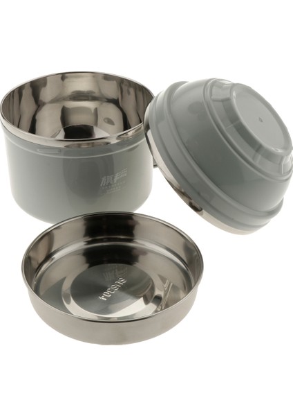Paslanmaz Çelik Termal Öğle Yemeği Kutusu Istiflenebilir Yalıtılmış Bento Kutusu 900ML Mavi(Yurt Dışından)