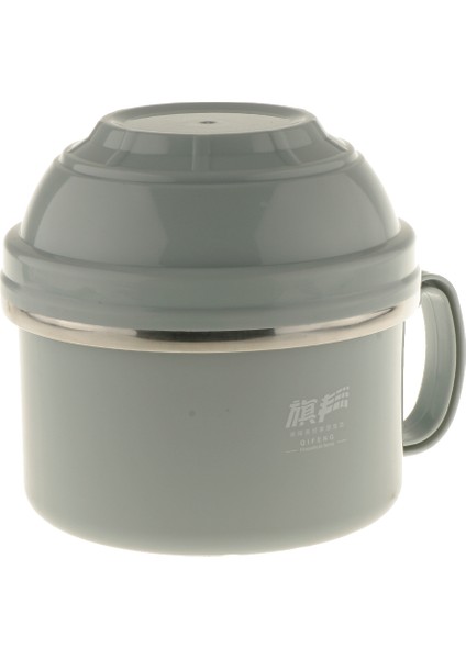 Paslanmaz Çelik Termal Öğle Yemeği Kutusu Istiflenebilir Yalıtılmış Bento Kutusu 900ML Mavi(Yurt Dışından)
