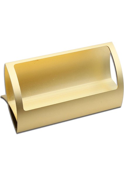 2pcs Yenilikçi Metal Masaüstü Kart Kartı Tutucu Ad Kart Kılıfı Siyah ve Altın(Yurt Dışından) modelleri