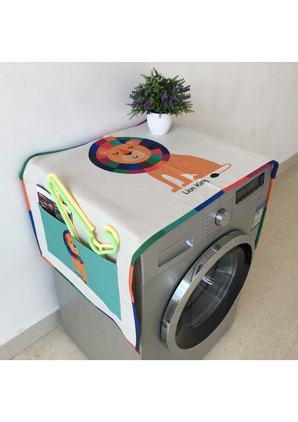 Depolama Organizatörü ile Çok Amaçlı Çamaşır Makinesi ve Buzdolabı Üst Kapağı modelleri