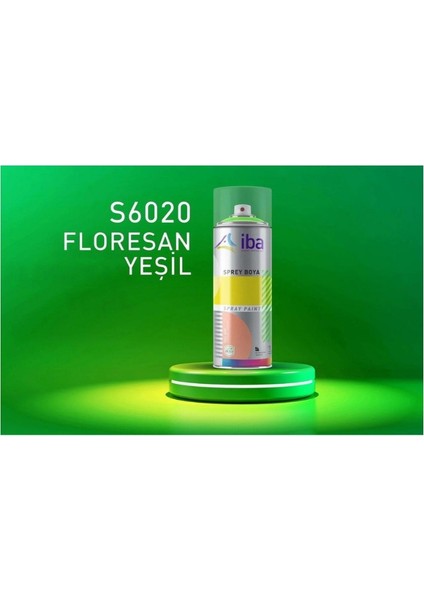 Floresan Yeşil S6020 400 ml Sprey Boya