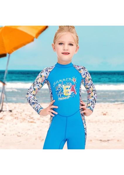 Çocuklar Wetsuits Fermuarlı Parça Uzun Kollu Hızlı Kurutma Xxl (Yurt Dışından) modelleri