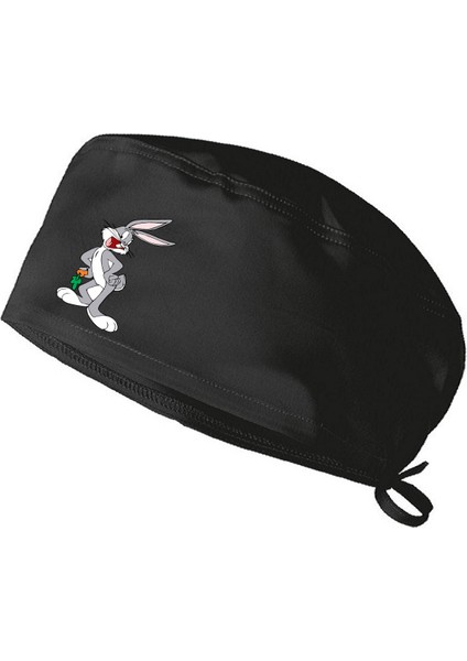Bugs Bunny Baskılı Doktor Hemşire Bonesi Diş Hekimi Bonesi Aşçı Şef Bonesi Cerrahi Bone Chef Bandanası