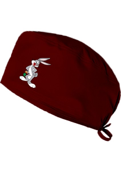 Bugs Bunny Baskılı Doktor Hemşire Bonesi Diş Hekimi Bonesi Aşçı Şef Bonesi Cerrahi Bone Chef Bandanası