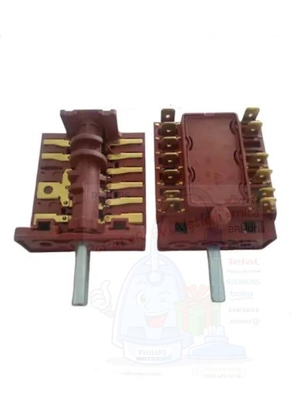 ZİGANA 6120 Icf 496 Ankastre Fırın Kademe Anahtar