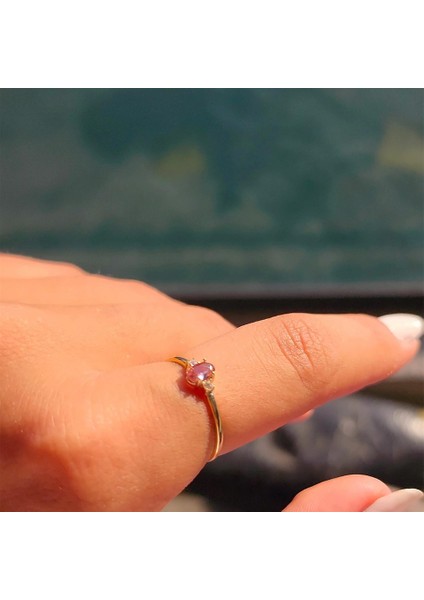 Gümüş Yüzük - 0.30 Karat Zultanit Tria Evlilik Teklifi Gümüş Yüzük - Doğal Taş Tria Gümüş Yüzük fiyatları