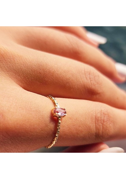 Gümüş Yüzük - Minimal Oval Taşlı Zultanit Gümüş Yüzük-Minimal Oval Taşlı Tektaş 925 Ayar Gümüş Yüzük fırsatları