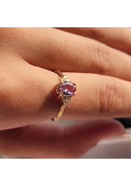 Gümüş Yüzük - 1.05Karat Zultanit Tria Fantezi Gümüş Yüzük-Tria 925 Ayar Gümüş Evlilik Teklifi Yüzüğü modelleri