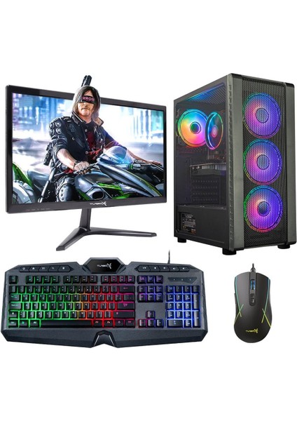 Tx62 i5 2400 8GB Ram 128GB SSD 4GB R7 240 21.5'' Monitör Masaüstü Oyun Pc Bilgisayarı