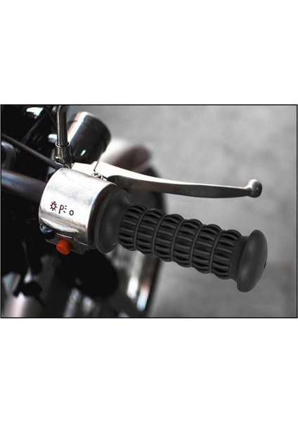 Gidon Grips Siyah Için Retro Motosiklet (Yurt Dışından) indirimleri