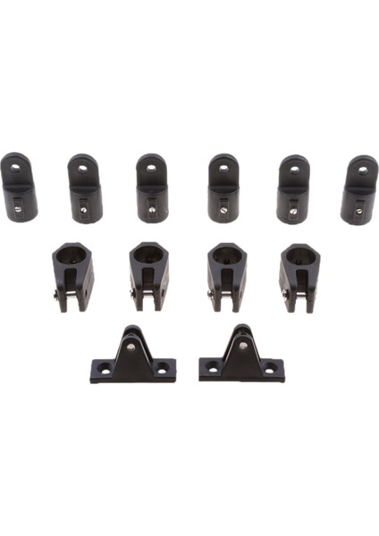 12 Pcs Tekne Naylon Bağlantı Sözleri Donanım Seti Kiti 3 Bow Bimini/8 " (Yurt Dışından)