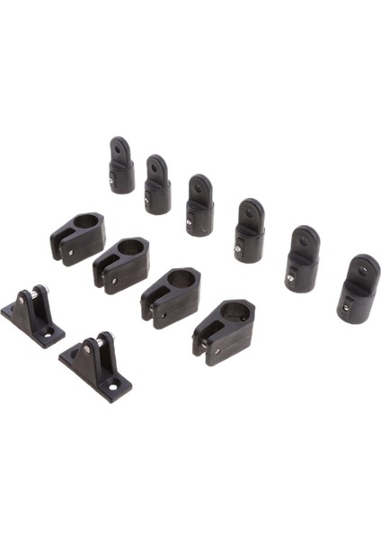 12 Pcs Tekne Naylon Bağlantı Sözleri Donanım Seti Kiti 3 Bow Bimini/8 " (Yurt Dışından)