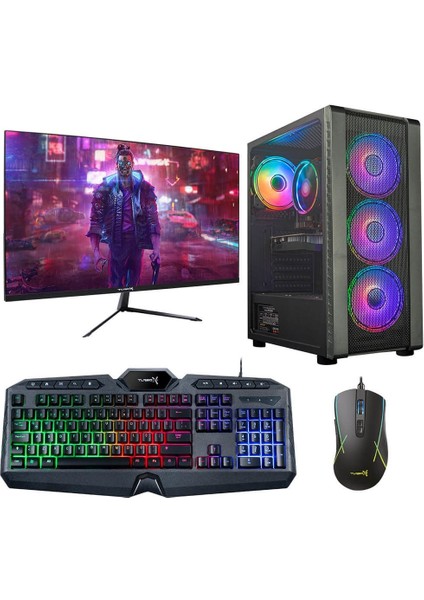 Tx174 Intel Core i5 2400 8GB Ram 256GB SSD 4GB GT730 23.8" Monitör Masaüstü Oyun Pc Bilgisayarı