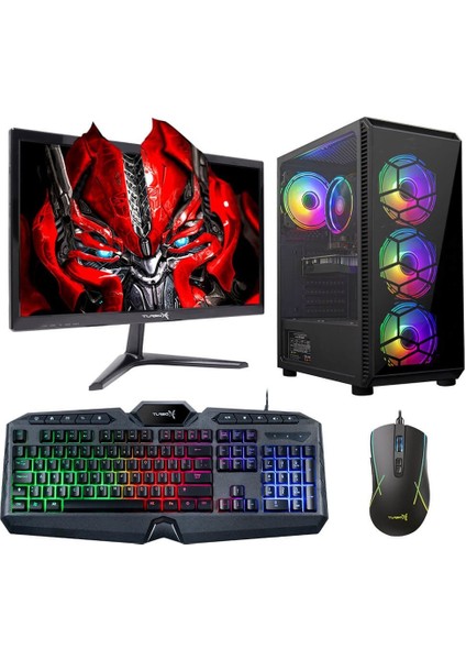 Tx290 i5 650 8GB Ram 256GB SSD 500GB 4GB EK. 21.5'' Monitör Masaüstü Oyun Bilgisayarı