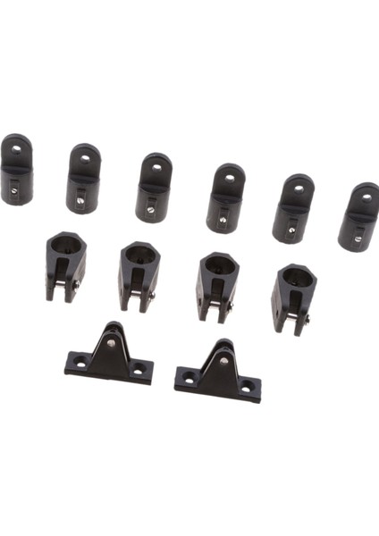 12 Pcs Tekne Naylon Bağlantı Sözleri Donanım Seti Kiti 3 Bow Bimini/8 " (Yurt Dışından)