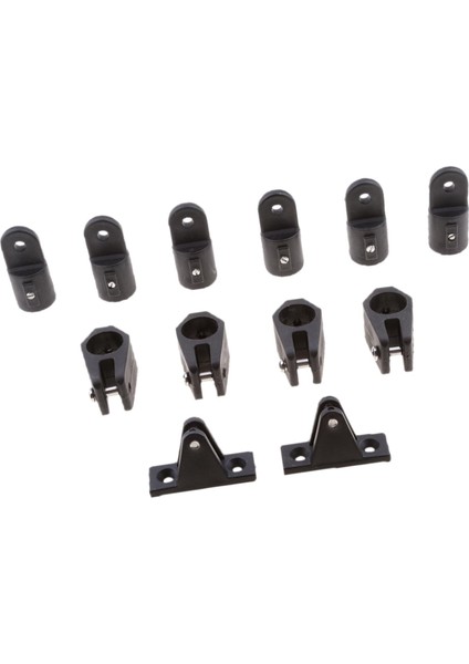 12 Pcs Tekne Naylon Bağlantı Sözleri Donanım Seti Kiti 3 Bow Bimini/8 " (Yurt Dışından)