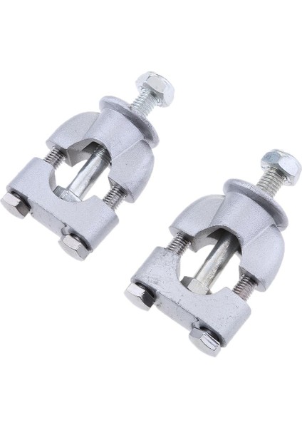 Çift 7/8 "gidon Yükseltici Montaj Kelepçesi Adaptörleri Motosiklet Kir Bisikleti Atv (Yurt Dışından)