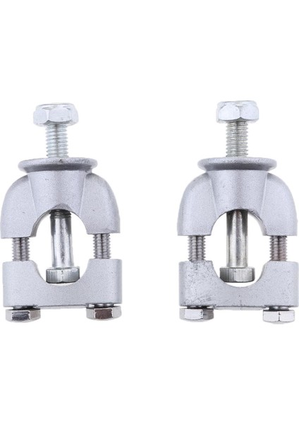 Çift 7/8 "gidon Yükseltici Montaj Kelepçesi Adaptörleri Motosiklet Kir Bisikleti Atv (Yurt Dışından)