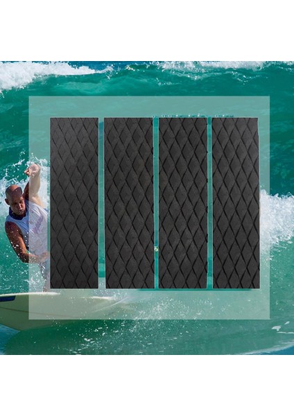 Skimboard Black Için Kaymaz Sörf Tahtası Çekiş Pedi (Yurt Dışından) fiyatları