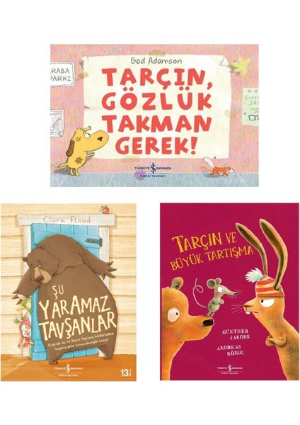 Tarçın Gözlük Takman Gerek, Şu Yaramaz Tavşanlar, Tarçın ve Büyük Tartışma 3'lü Set