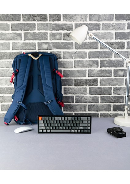 K6 65% Compact Kablosuz Mekanik Oyuncu Klavyesi-Hot-Swappable-Bluetooth 5.1-Multitasking-Rgb LED Backlit-N-Key Rollover-Gateron G-Pro Red Switch-Uçak Sınıfı Aluminum